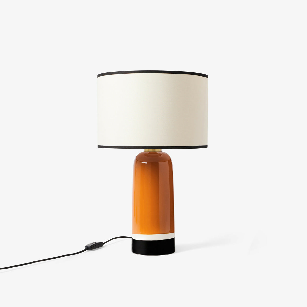 Lampe à poser Sicilia Ocre / Noir - Maison Sarah Lavoine