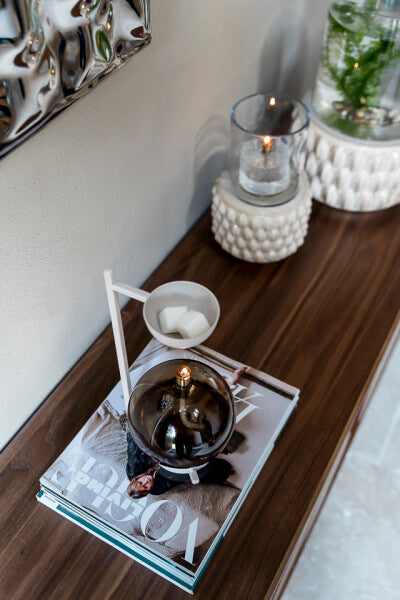 Diffuseur de Parfum - Brûleur en Métal Beige - Peri Living
