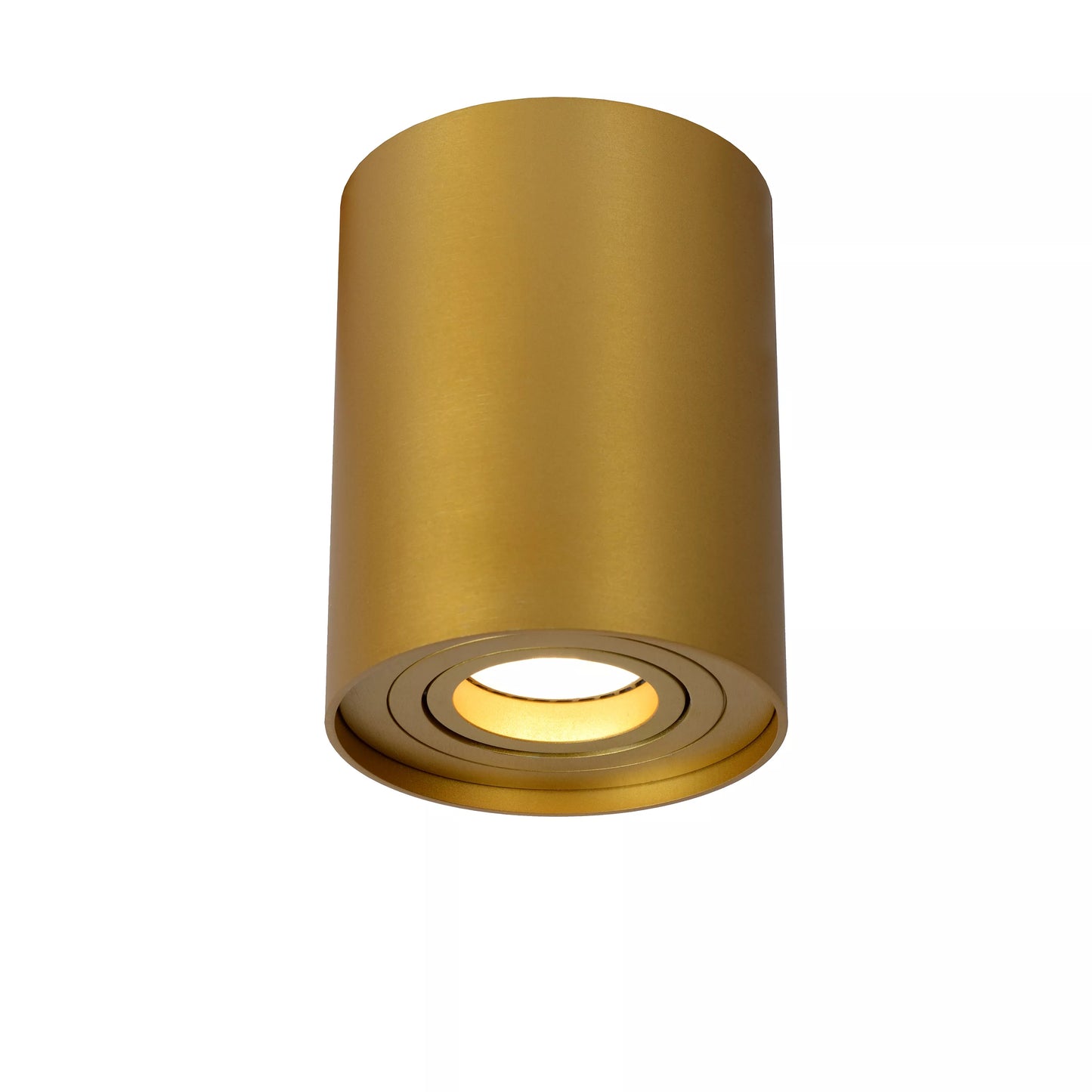 Spot Plafond Tube en Aluminium Doré - Lucide