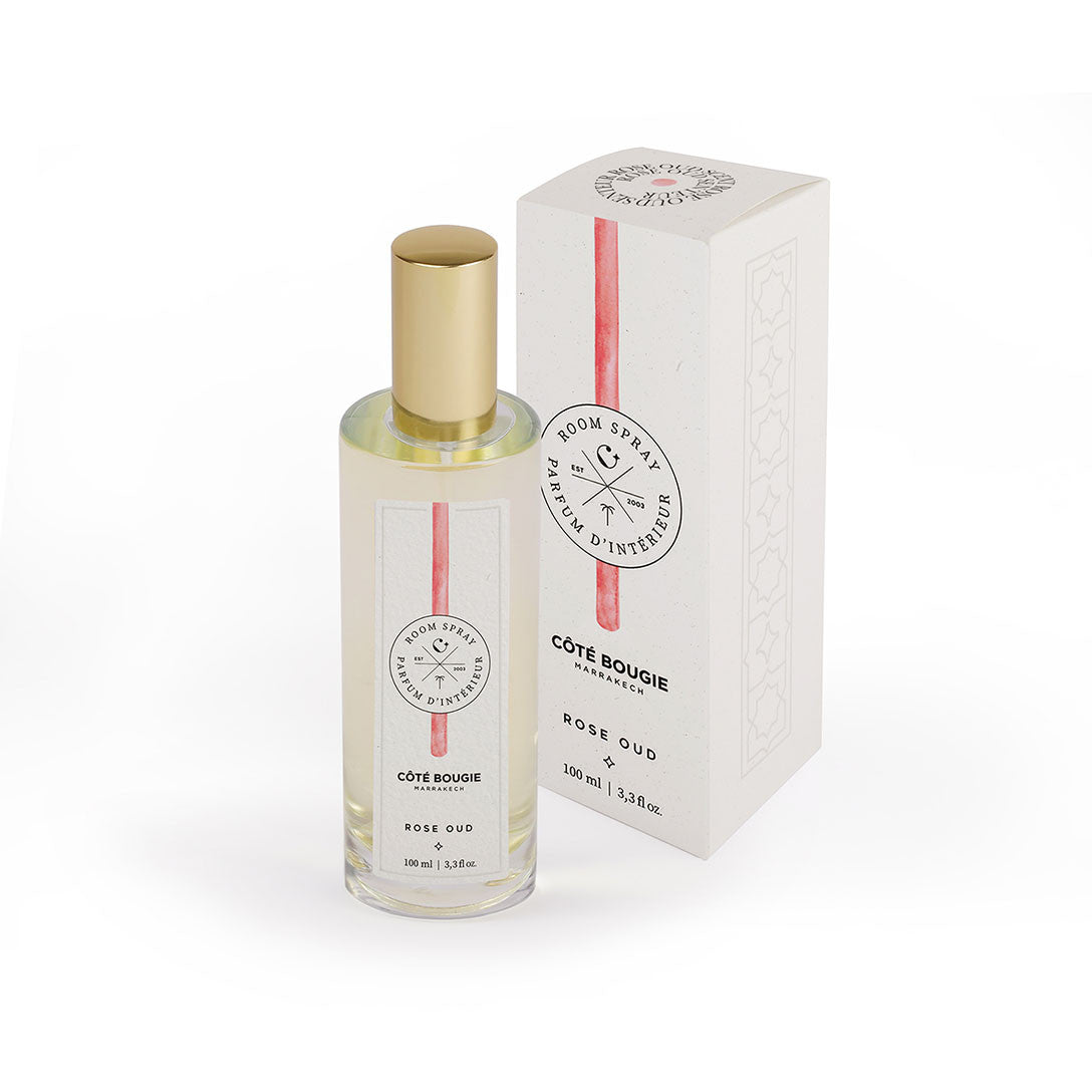 Spray d'Ambiance 100ml Rose Oud - Côté Bougie
