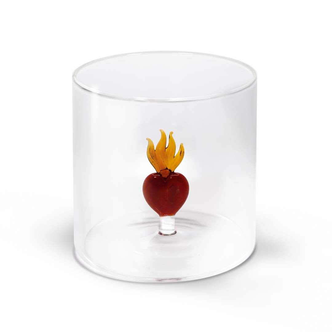 Gobelet en Verre Coeur 3D - WD Lifestyle