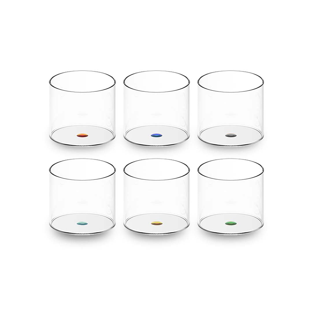 Set de 6 Gobelets en Verres 350 ml - WD Lifestyle
