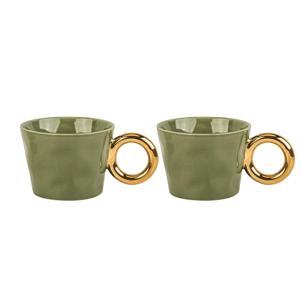 Set de 2 Tasses Matins Calins en Faïence 360 ml - Opjet