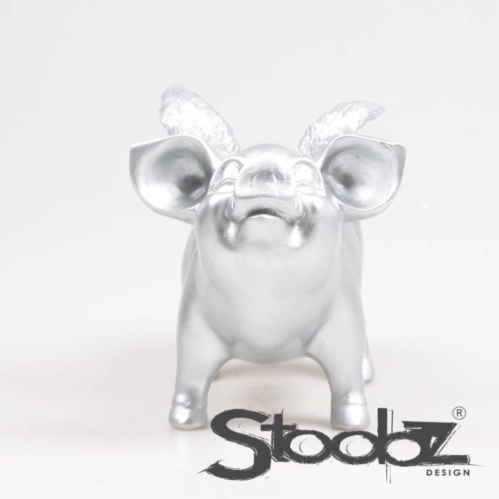 TIRELIRE COCHON AILÉ STOOBZ 14X25X15 CM | TIRELIRE |