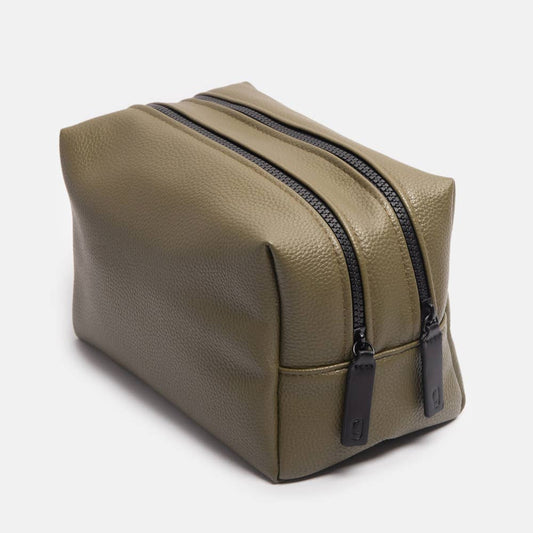 Grande trousse de toilette verte