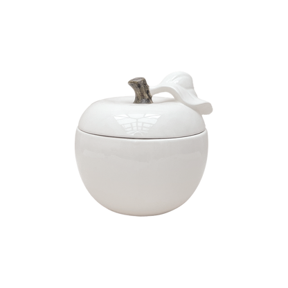 Boîte Pomme Colorée en Dolomite H.17 cm - Opjet