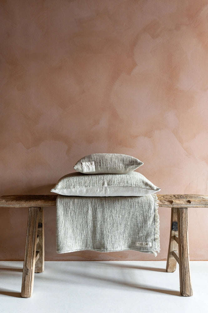 Housse de Coussin Talc - Bedandphilosophy