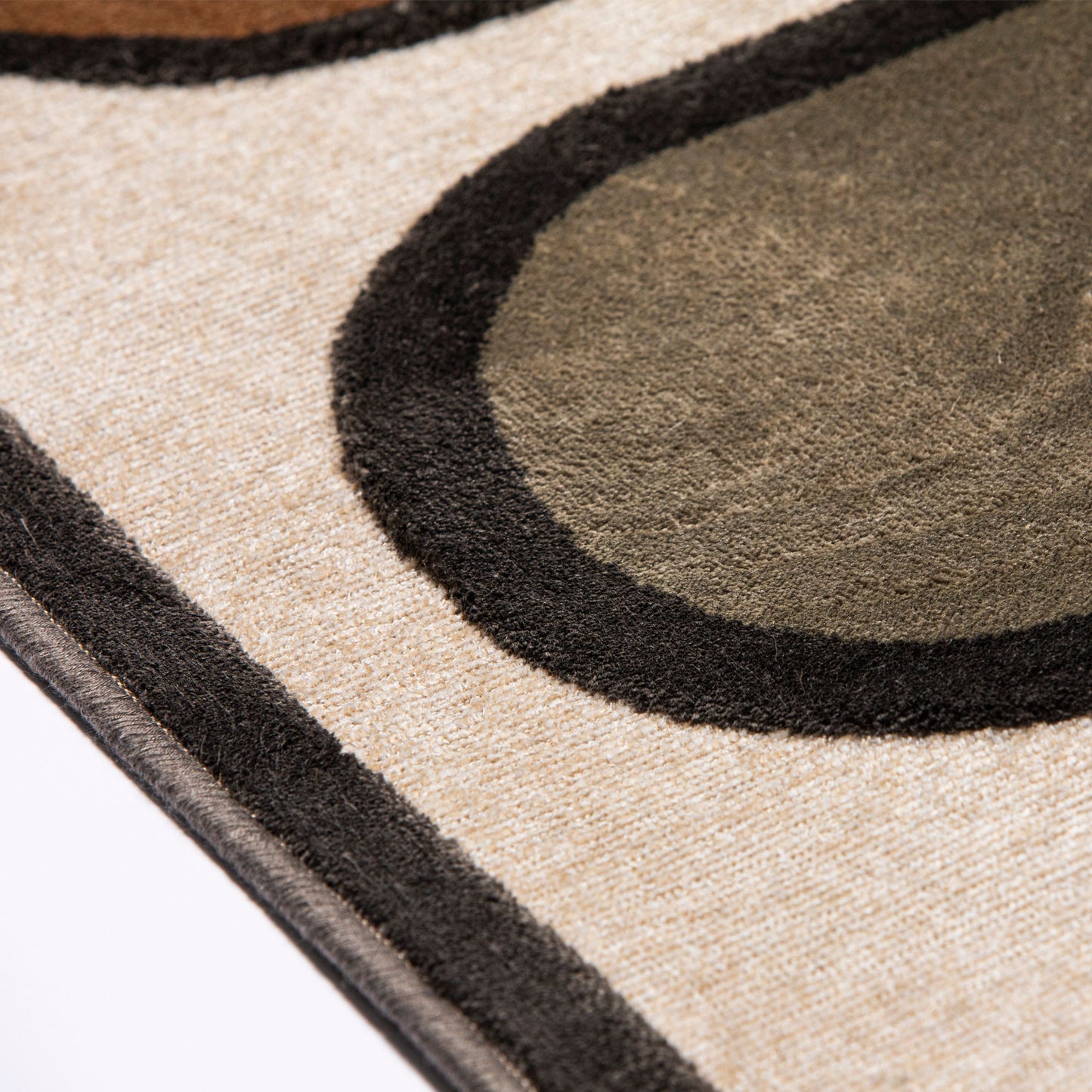 Tapis Toffee 160x230 en Viscose - Idaho Éditions