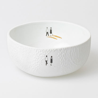 Vide-Poche Saladier en Porcelaine "Balade dans le parc" - Räder