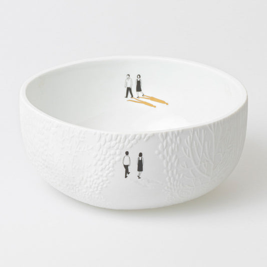 Vide-Poche Saladier en Porcelaine "Balade dans le parc" - Räder