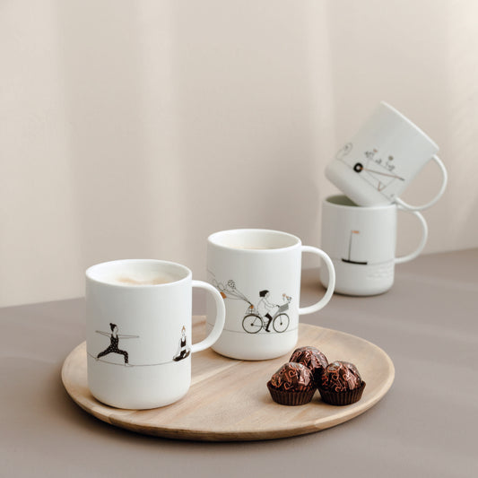 Mug en Porcelaine Yoga Namaste - Räder