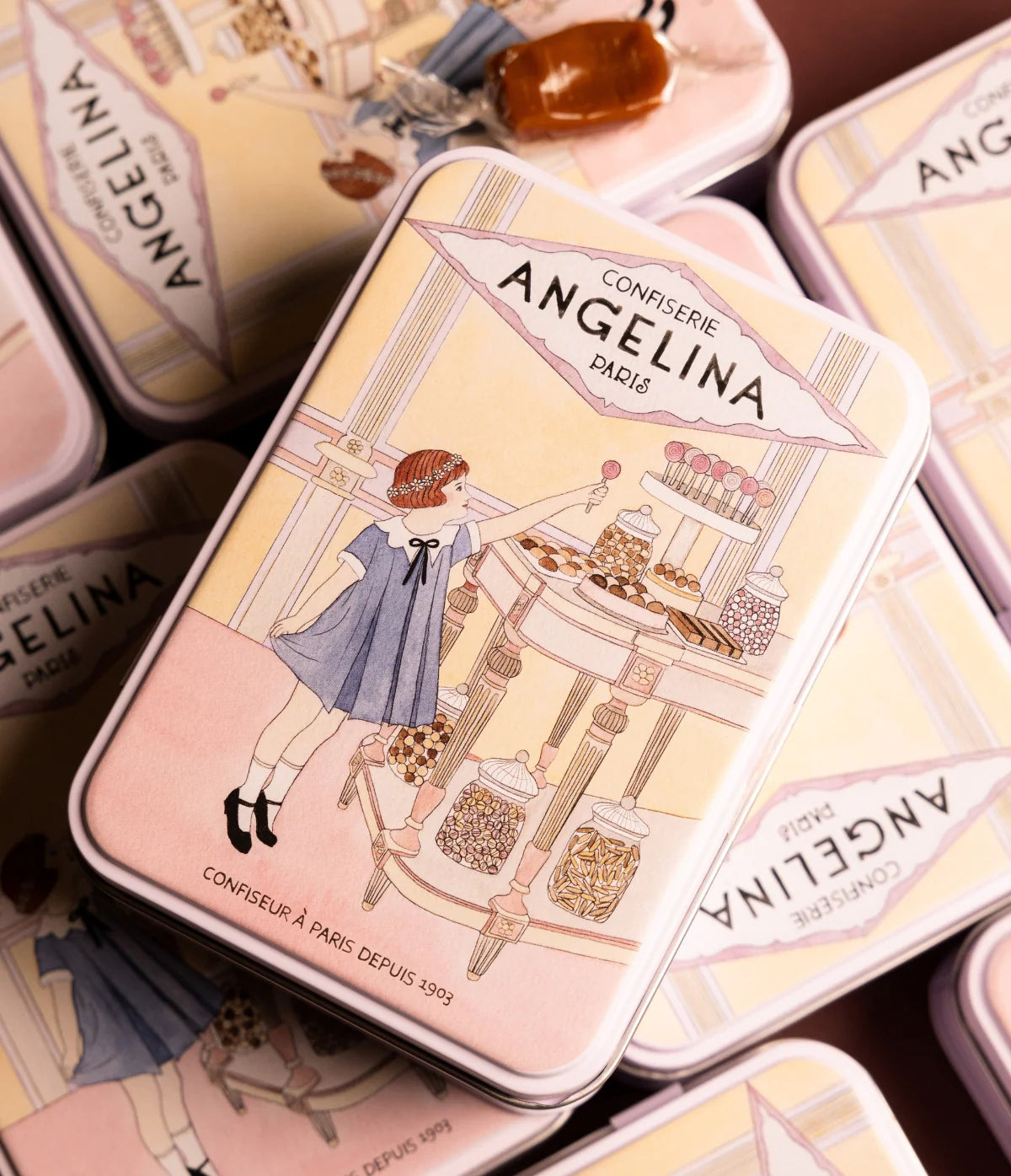 Boîte de Caramels au Beurre Salé - Angelina