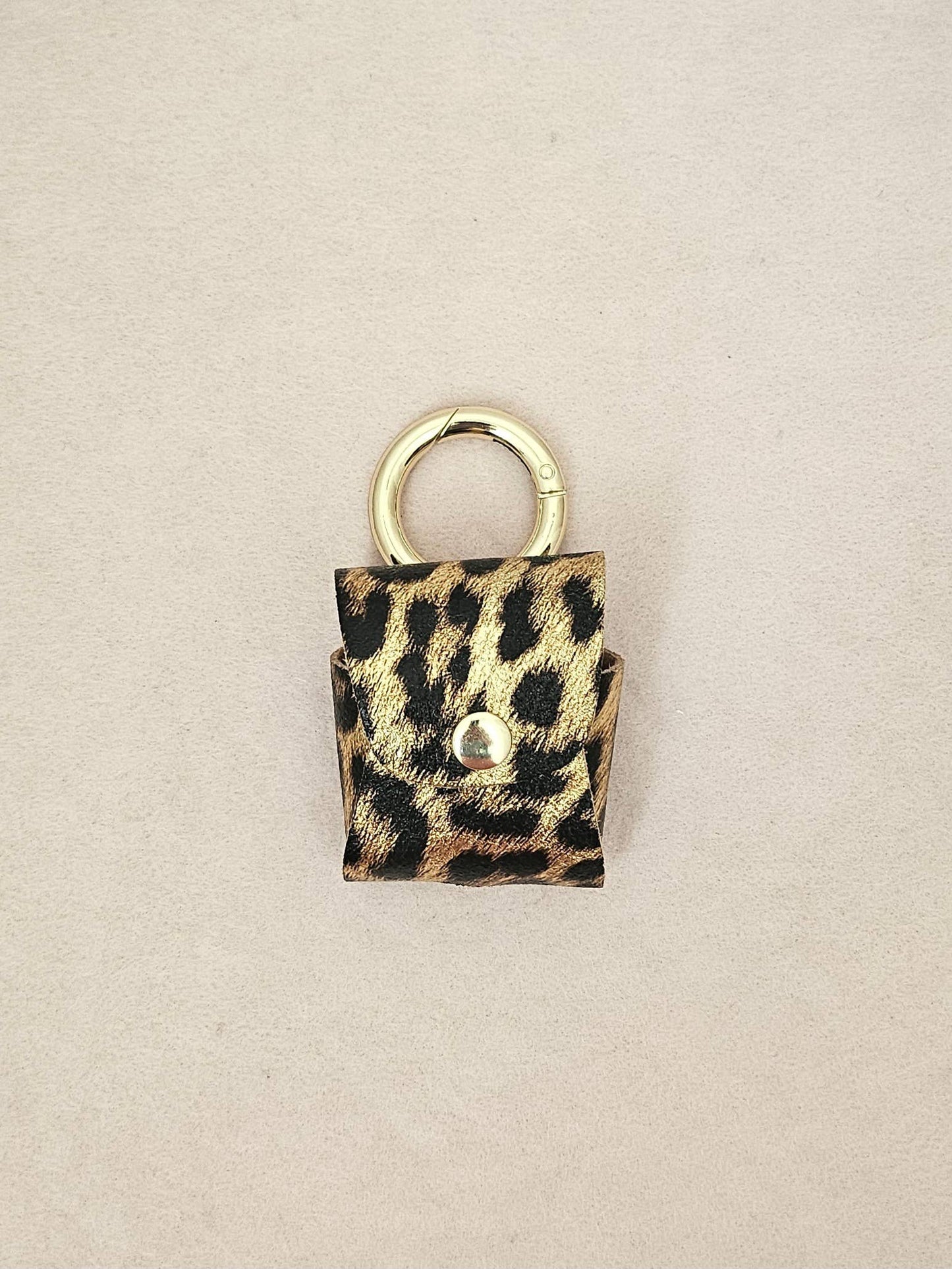 Étuis Porte-Écouteurs en Cuir Effet Métalique, Bijoux de Sac