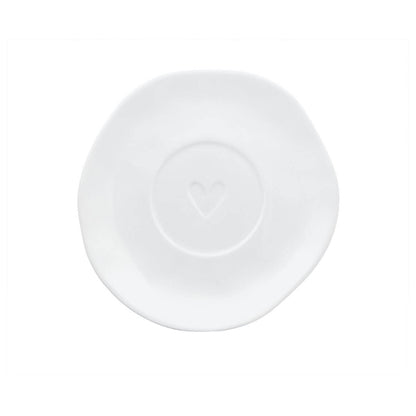 Tasse & Soucoupe en Porcelaine Coeur Or / Argent - Räder