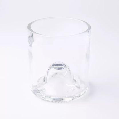 Set de 4 Verres à Boire en Verre de Bouteille Upcyclée 20 cl - Plates & Culotées