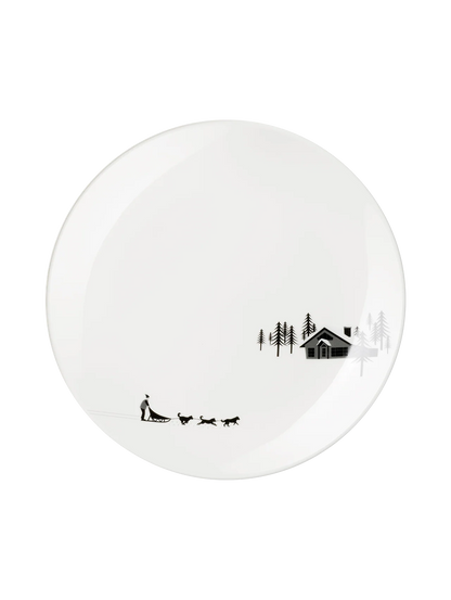Set de 6 Assiettes à Dessert Hivernales en Porcelaine - Asa