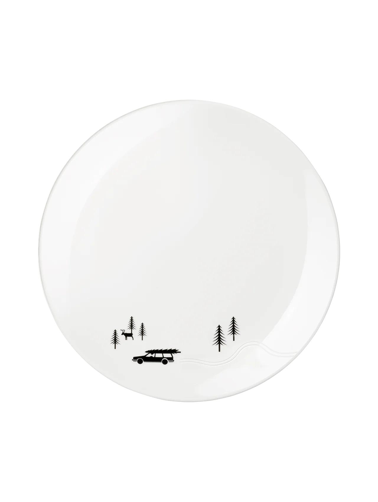 Set de 6 Assiettes à Dessert Hivernales en Porcelaine - Asa