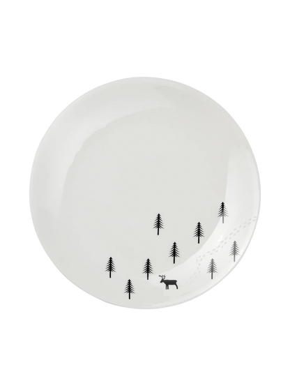 Set de 6 Assiettes à Dessert Hivernales en Porcelaine - Asa