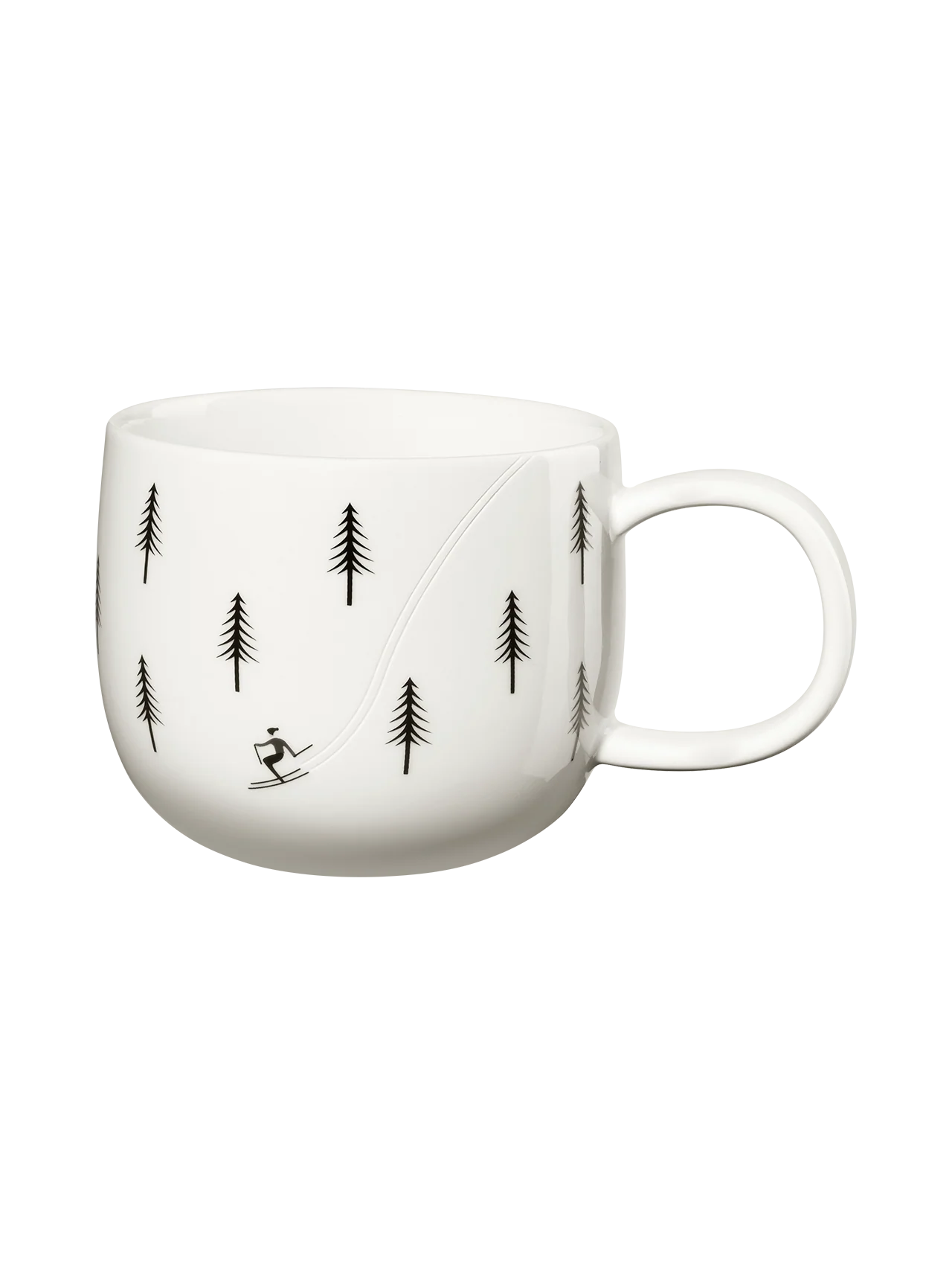 Mug en Porcelaine Blanche Thème Hiver - Asa