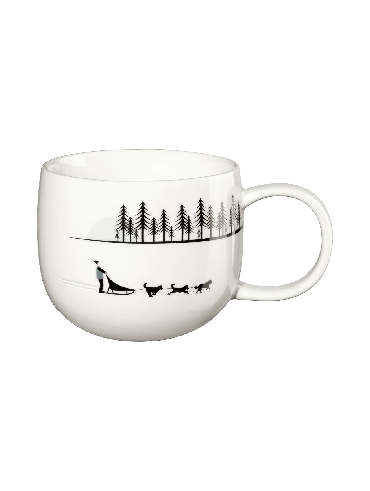 Mug en Porcelaine Blanche Thème Hiver - Asa
