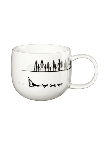 Mug en Porcelaine Blanche Thème Hiver - Asa
