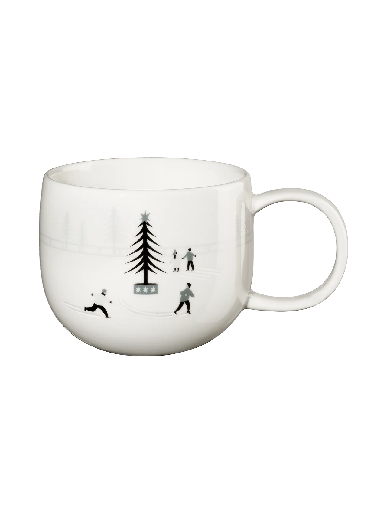 Mug en Porcelaine Blanche Thème Hiver - Asa