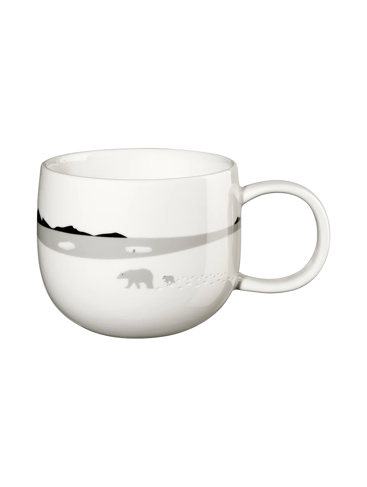 Mug en Porcelaine Blanche Thème Hiver - Asa