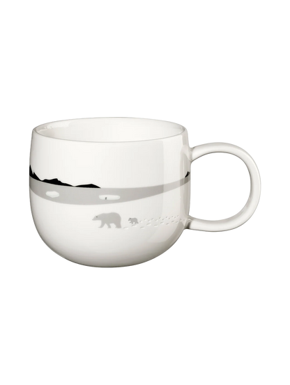 Mug en Porcelaine Blanche Thème Hiver - Asa