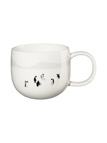 Mug en Porcelaine Blanche Thème Hiver - Asa