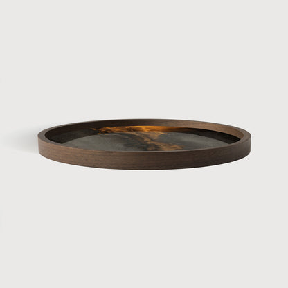 Plateau Bronze Valet Wooden Rim 30cm - Ethnicraft