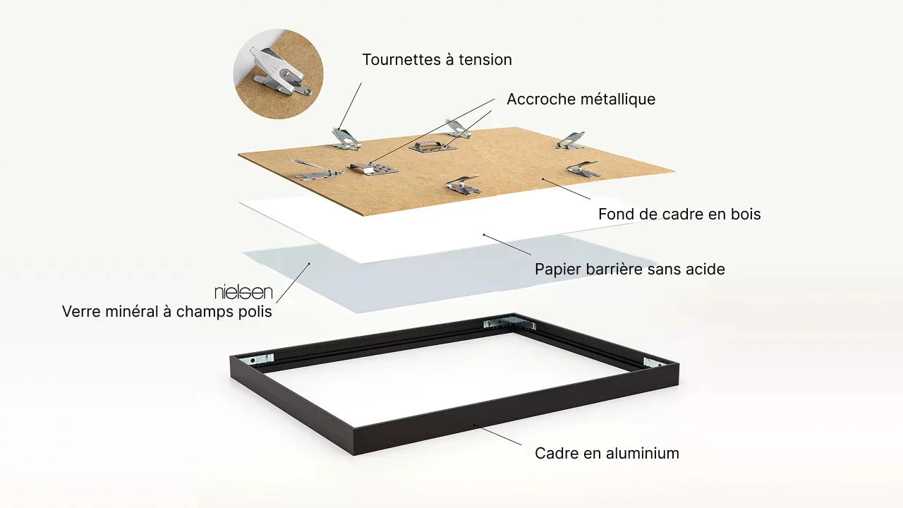 Cadre Photo 30x40cm/40x50cm - Nielsen