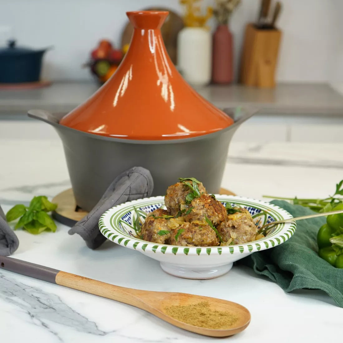 COUVERCLE TAJINE TERRACOTTA POUR COCOTTE 24 OU 28 CM - Cookut