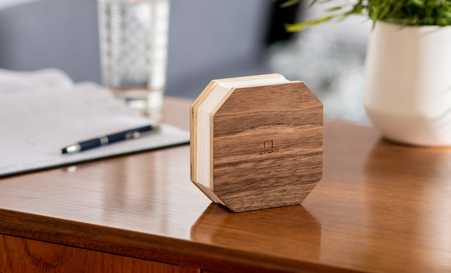 Lampe Accordéon Modulable 360° en Bois - Gingko