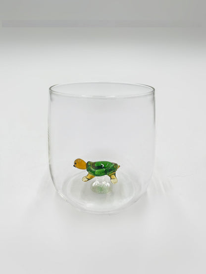 Verre à Eau avec Détails 3D Soufflé - Jacques Flamant