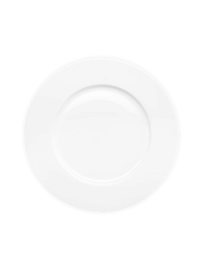 Assiette Plate en Porcelaine Fine "À table" D.24 : D.28 cm - Asa