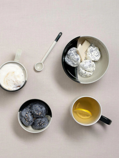 Set de 3 Cuillères Bicolore à Café en Porcelaine Black Currant - Asa