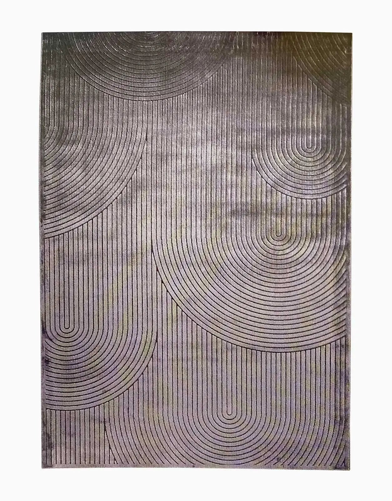 Tapis Volutes Gris 160x230cm - Idaho