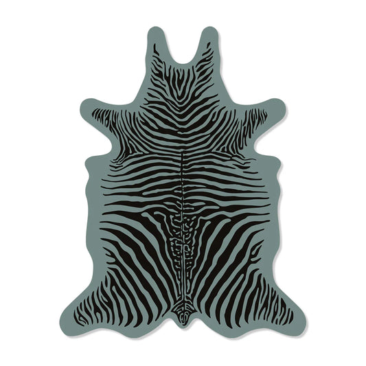 Tapis en Vinyle Zèbre Kaki - Podevache