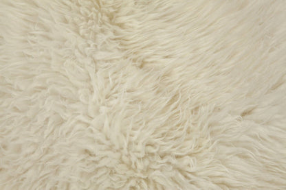 Peau de mouton blanche 90-110 cm