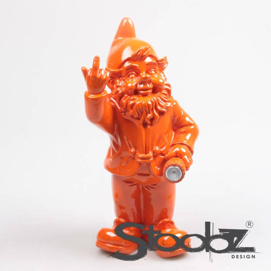 GNOME FUCK YOU SOLAIRE ORANGE 14X16X31 CM