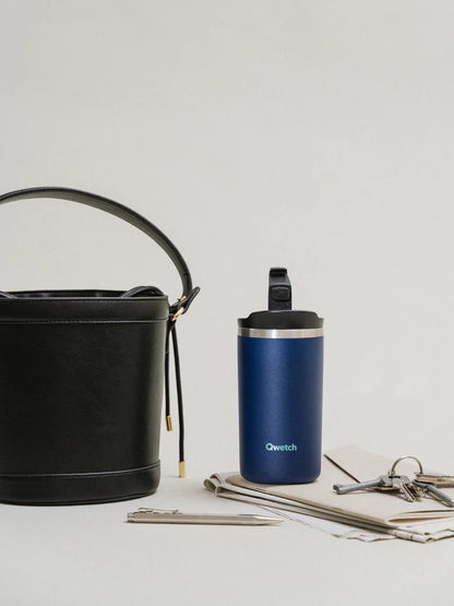Travel Mug Isotherme en Inox 350 ml - Qwetch