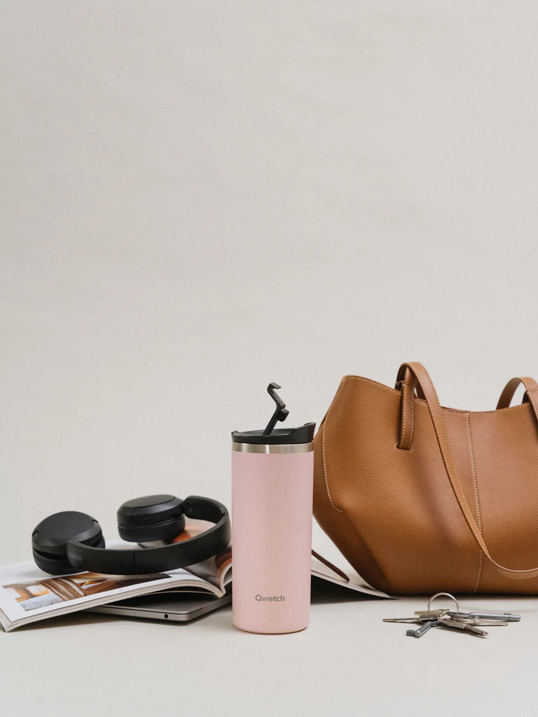 Travel Mug Isotherme en Inox 350 ml - Qwetch