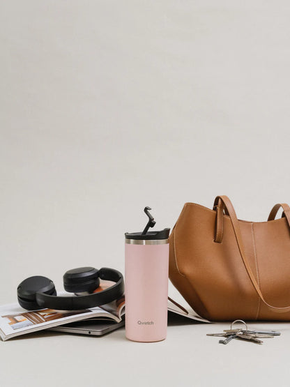 Travel Mug Isotherme en Inox 350 ml - Qwetch