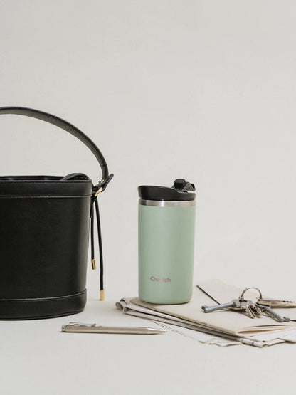 Travel Mug Isotherme en Inox 350 ml - Qwetch