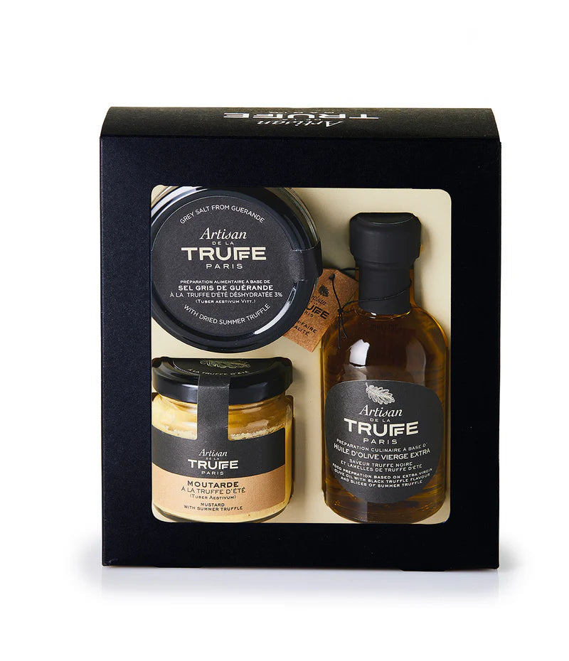 Coffret Trio Raffiné de Condiment à la Truffe - Artisan de la Truffe