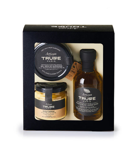 Coffret Trio Raffiné de Condiment à la Truffe - Artisan de la Truffe