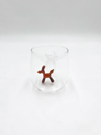 Verre à Eau avec Détails 3D Soufflé - Jacques Flamant