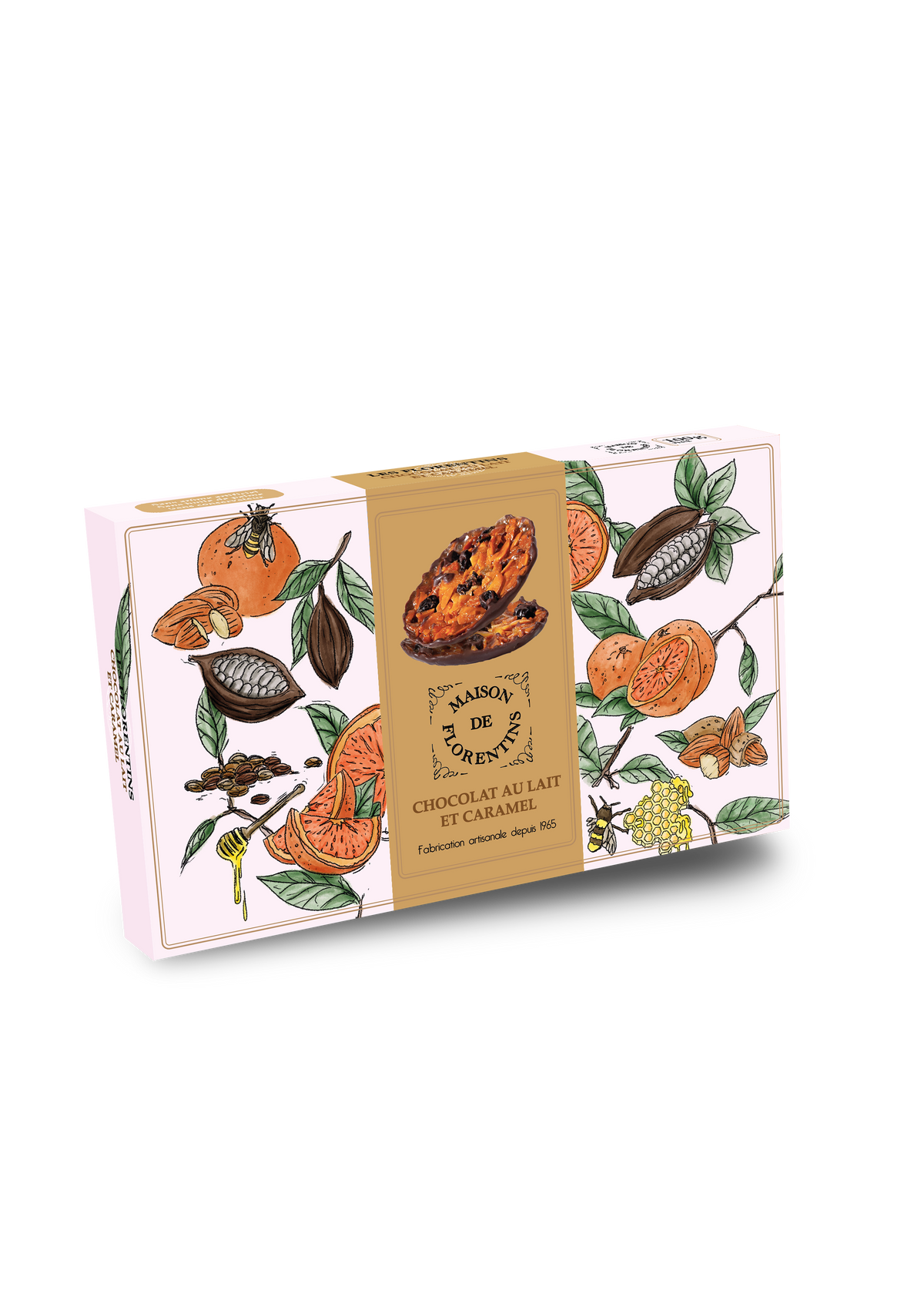 12 Florentins Caramel Beurre Salé & Chocolat Lait (100g) - La Maison des Florentins