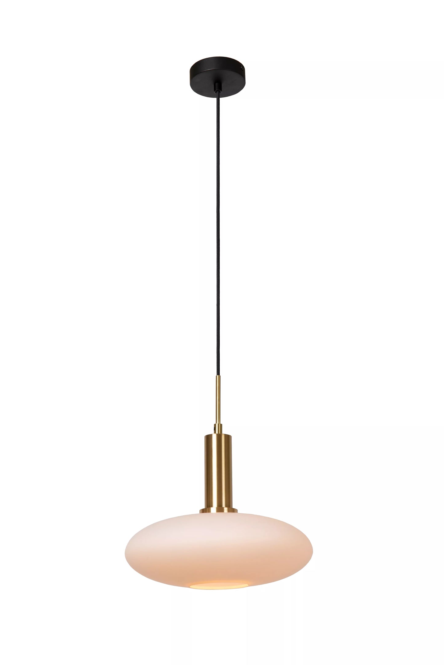 Suspension Singala Verre et Laiton D.30 cm - Lucide