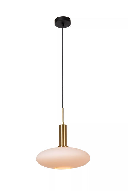 Suspension Singala Verre et Laiton D.30 cm - Lucide